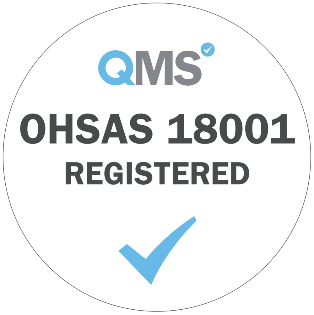 ISO Certified for Health & Safety Management